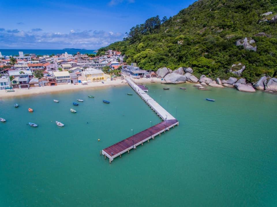 Casa Com Por Do Sol Em Canto Grande - Casa Beira Mar Bombinhas Exterior foto